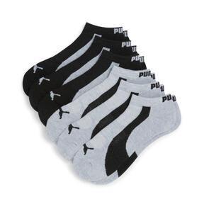 PUMA Men's Half-Terry Low Cut Socks (6 Pairs) in Grey Product Image