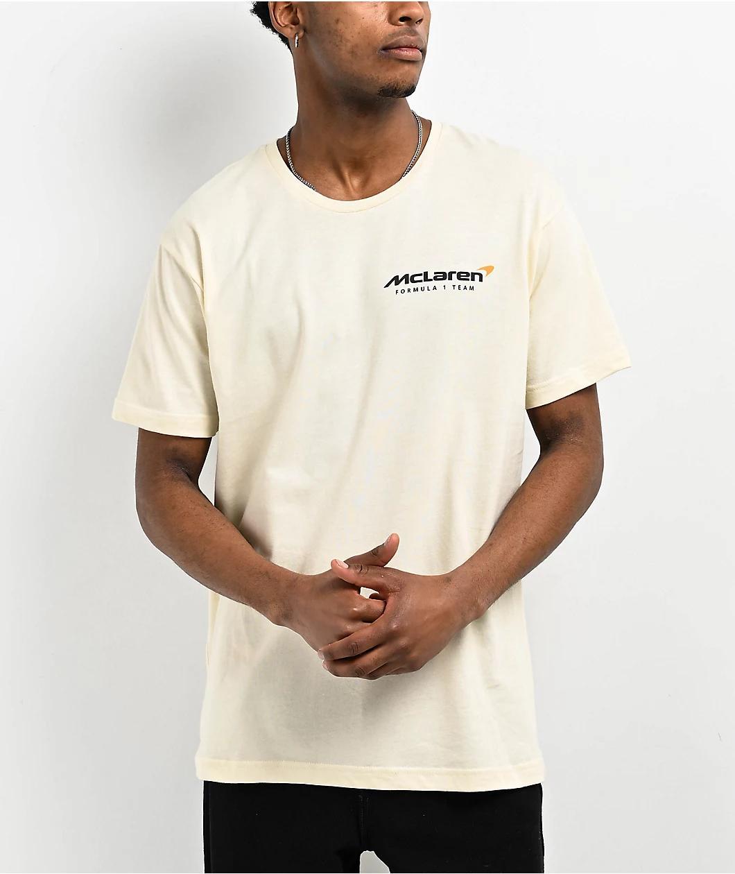 McLaren Race Fan Cream T-Shirt Product Image