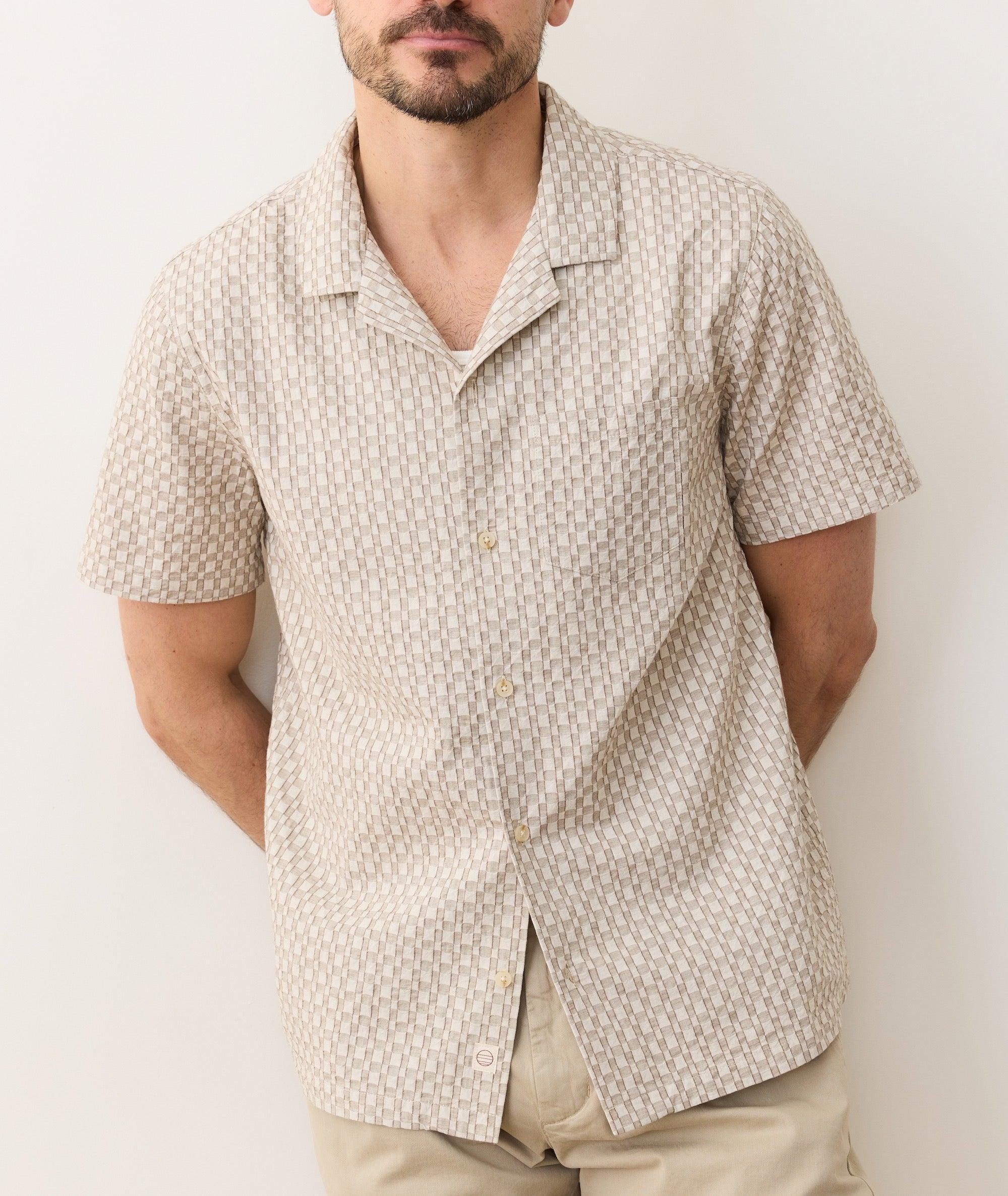 Landon Checkered Resort Shirt Product Image