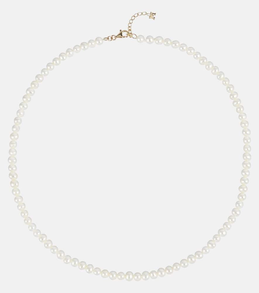 MATEO 14kt Gold Choker With Pearls In Yellow Gold Product Image