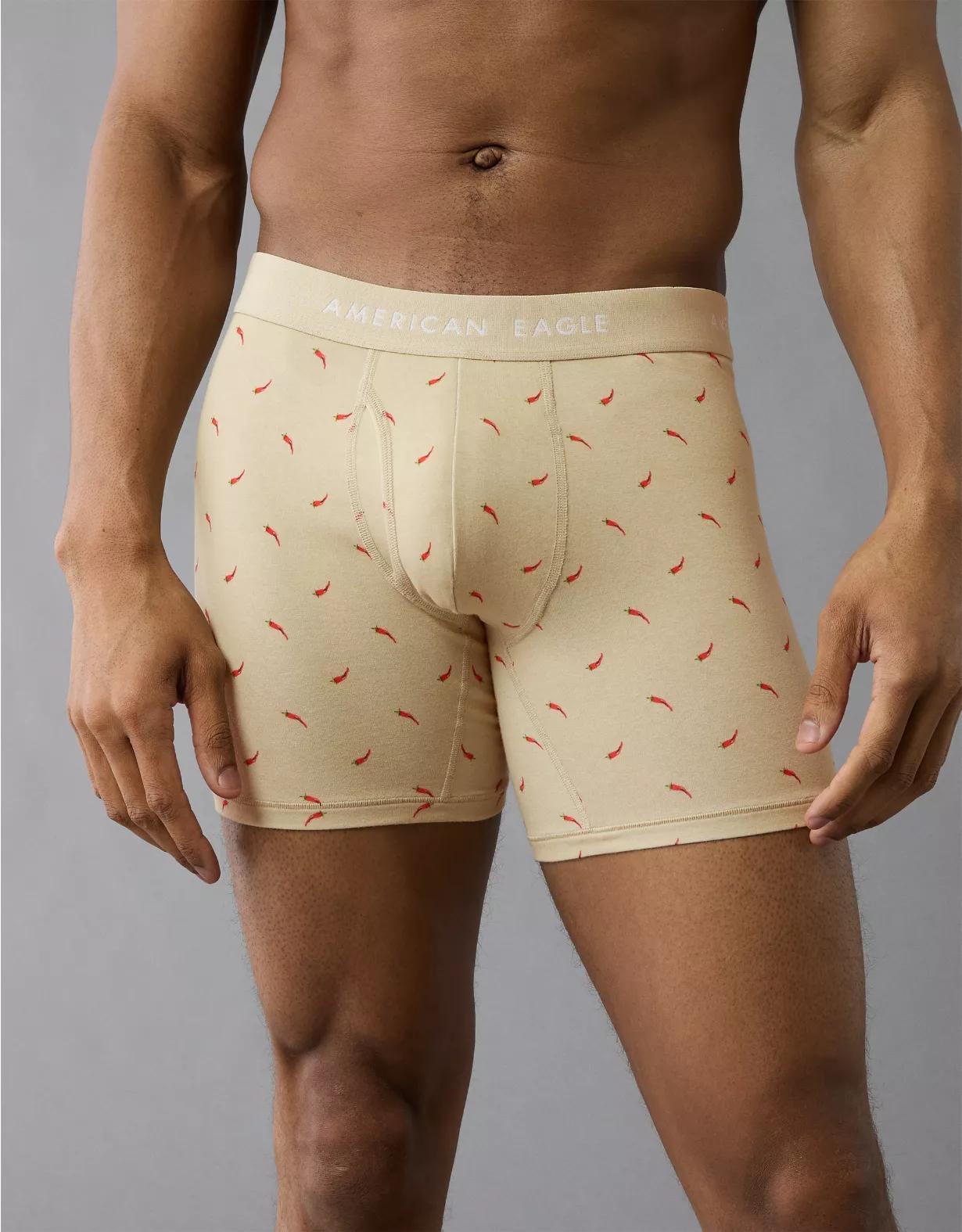 AEO Men's Hot Peppers 6" Classic Boxer Brief Product Image