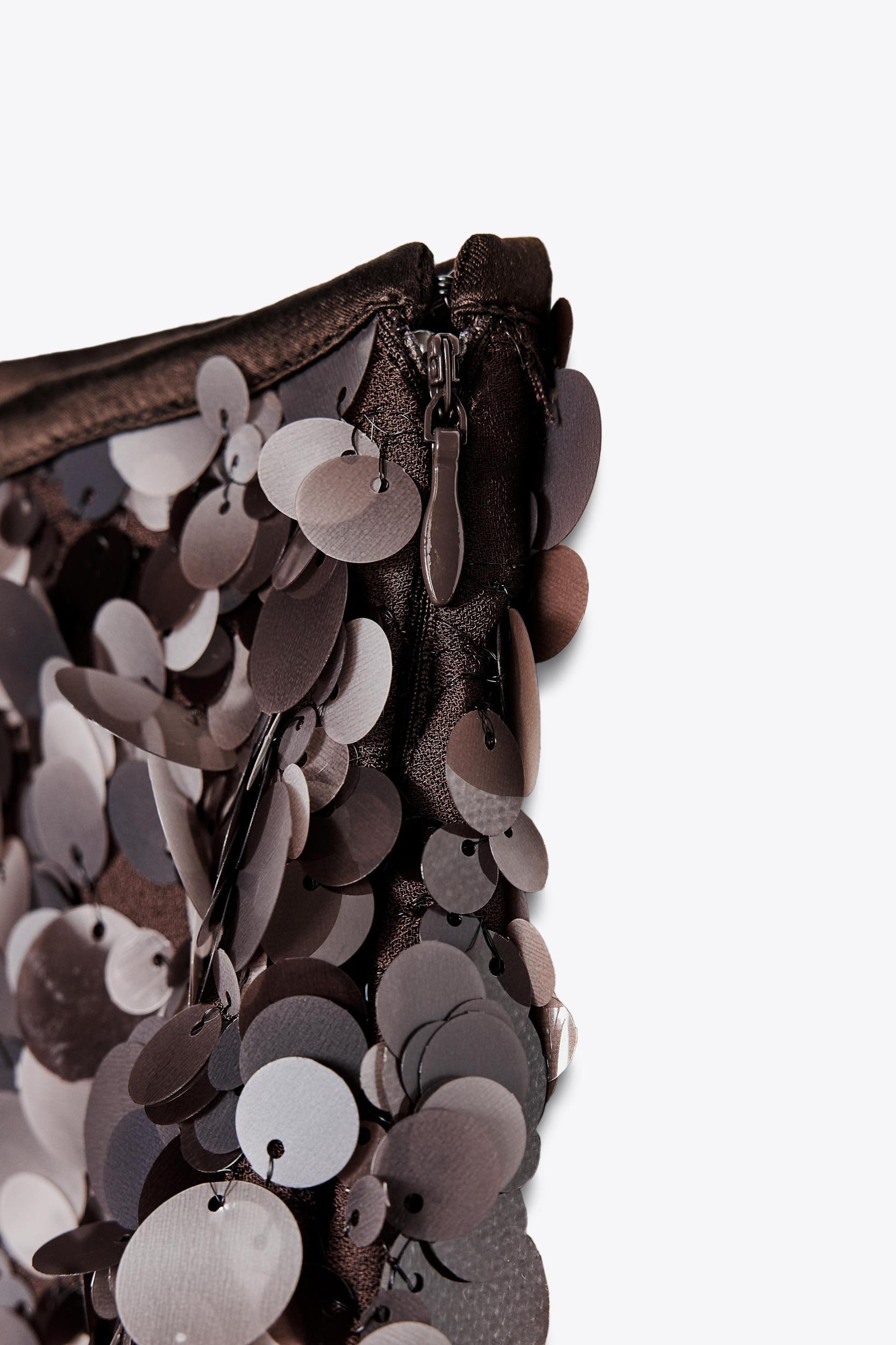 SEQUIN MIDI SKIRT Product Image