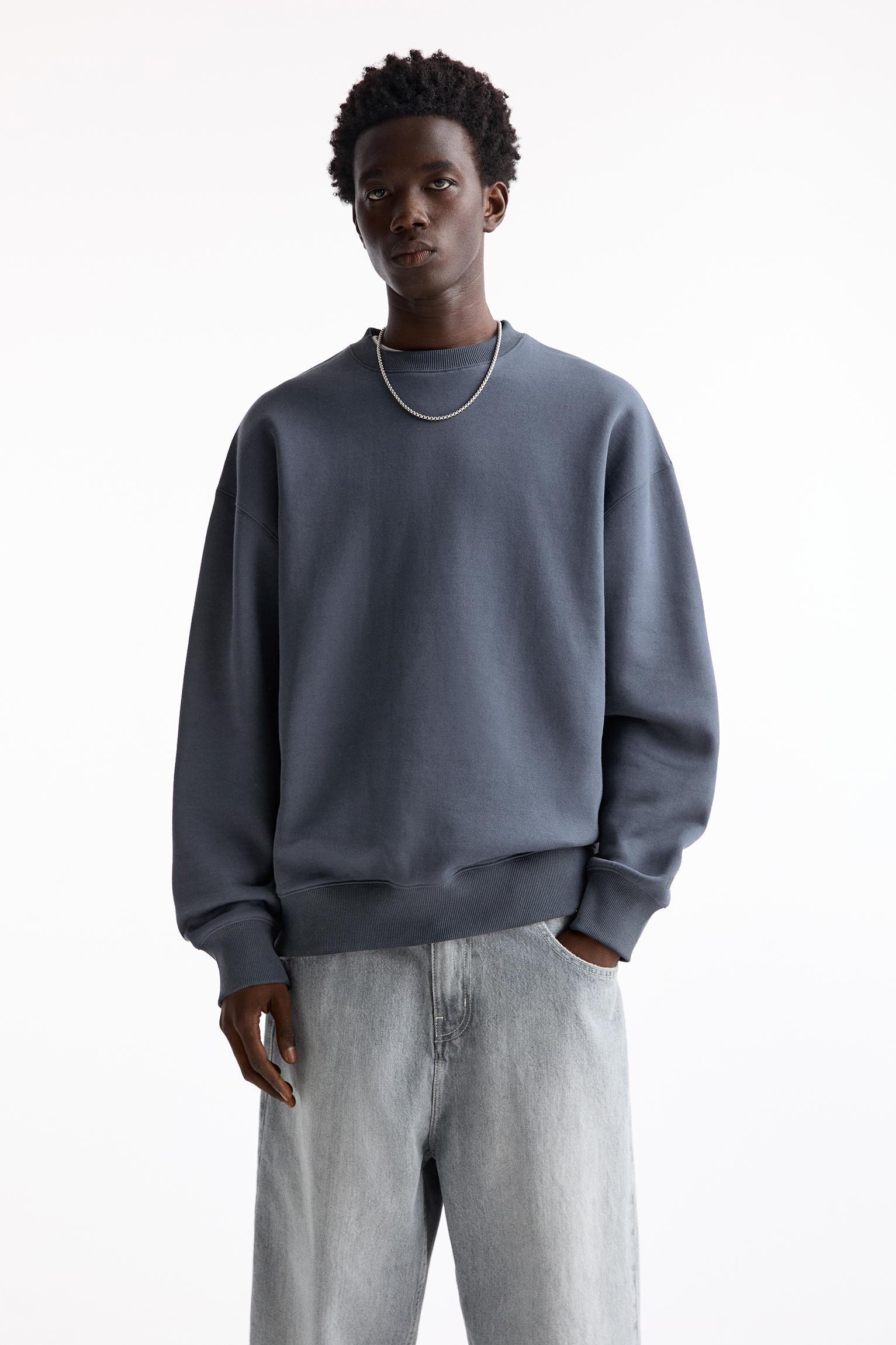 Basic crew neck sweatshirt Product Image