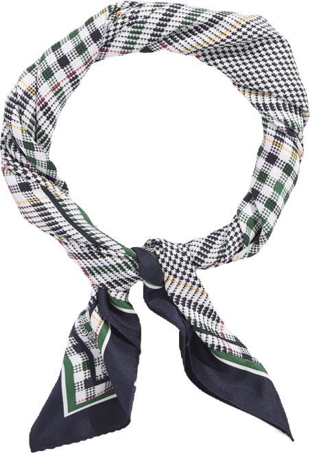 Glenn Plaid Silk Bandana Product Image