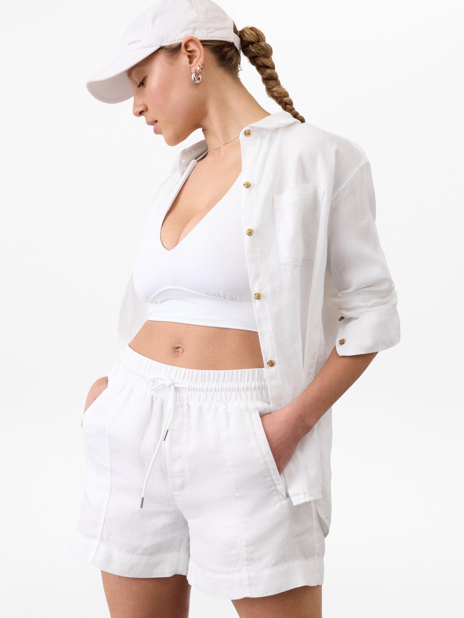 Retreat Linen Mid Rise 4" Short Product Image