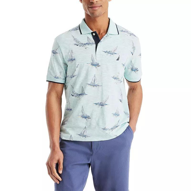 Men's Nautica Classic Fit Printed Polo,  Product Image