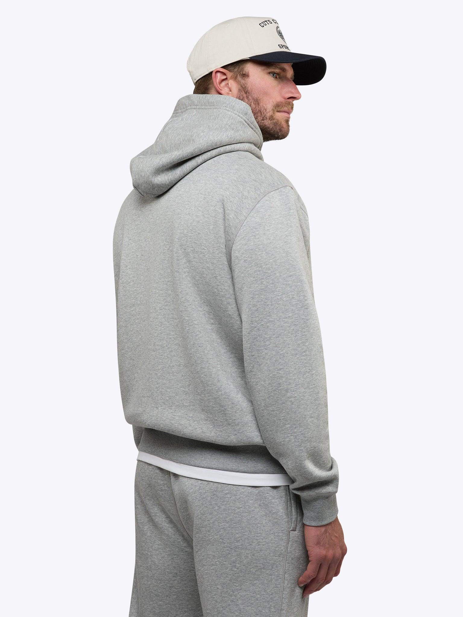 Sport Club Hoodie | Heather Grey Classic-Fit Product Image