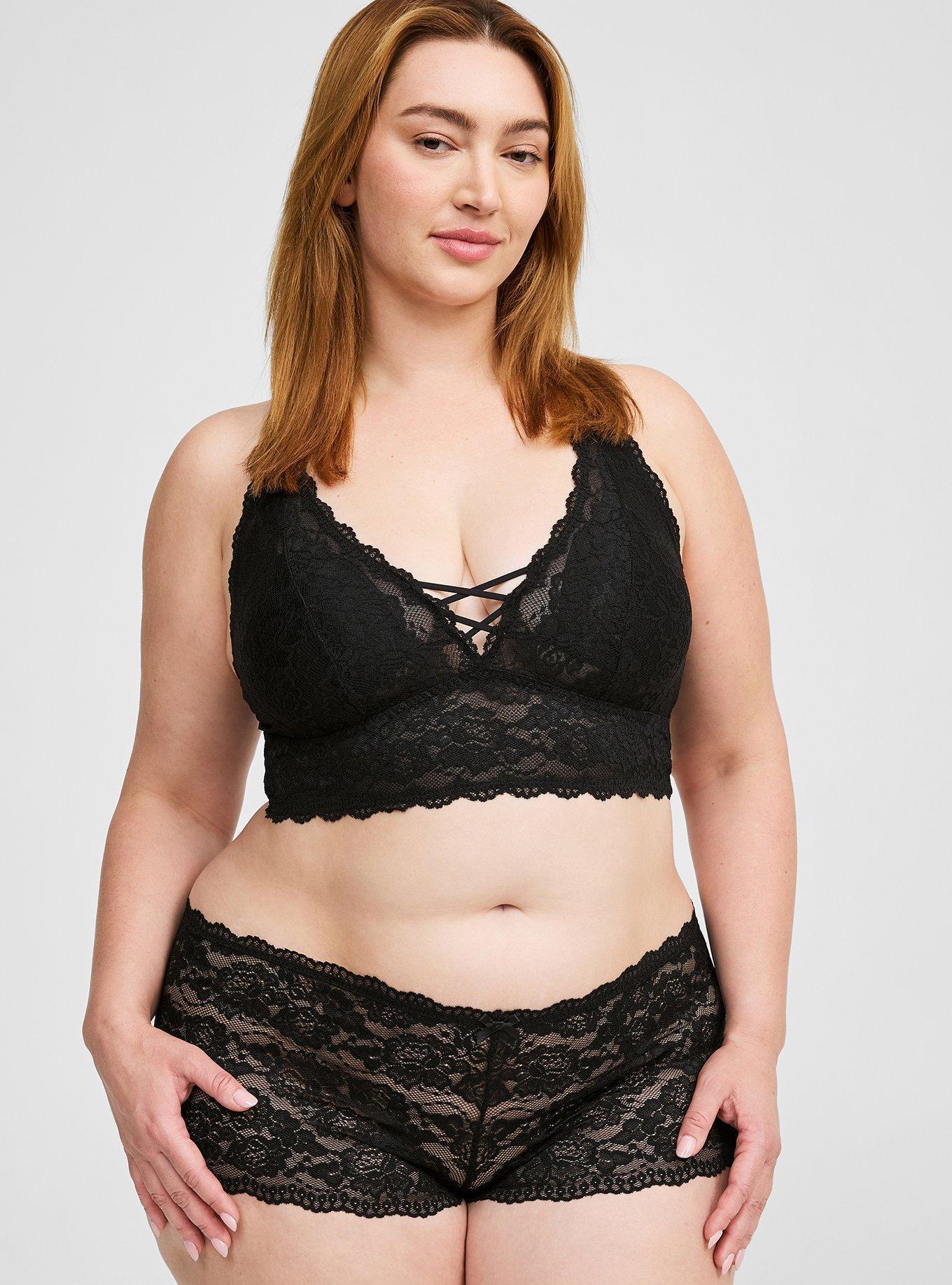 Mid-Rise Simply Lace Cheeky Panty Product Image