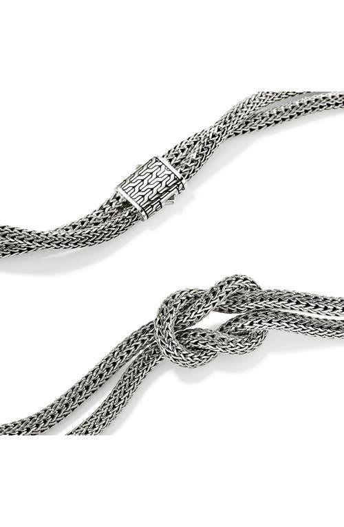 JOHN HARDY Love Knot Necklace, 10mm In Silver Product Image