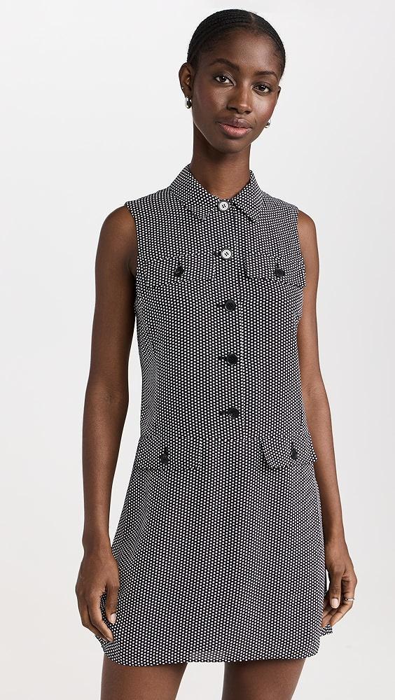 Theory Sleeveless Military Mini Dress | Shopbop Product Image