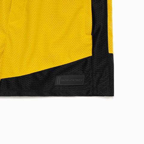 icon mesh gym short / yellow + black Product Image
