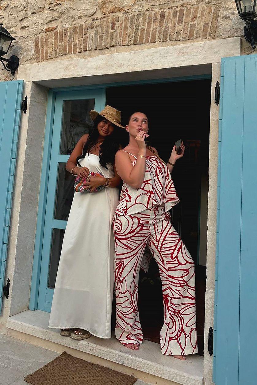 Linen Blend Pants Product Image