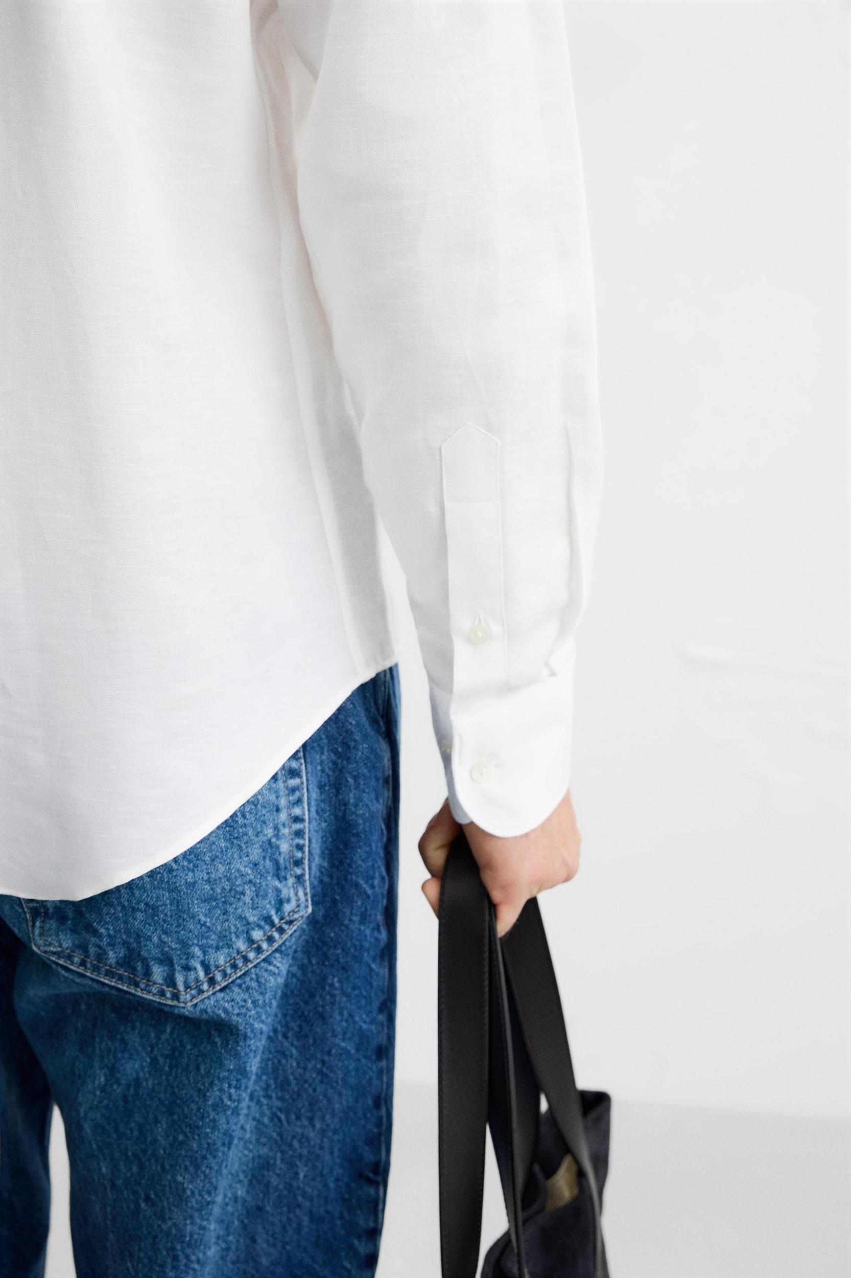 COTTON - LINEN SHIRT Product Image