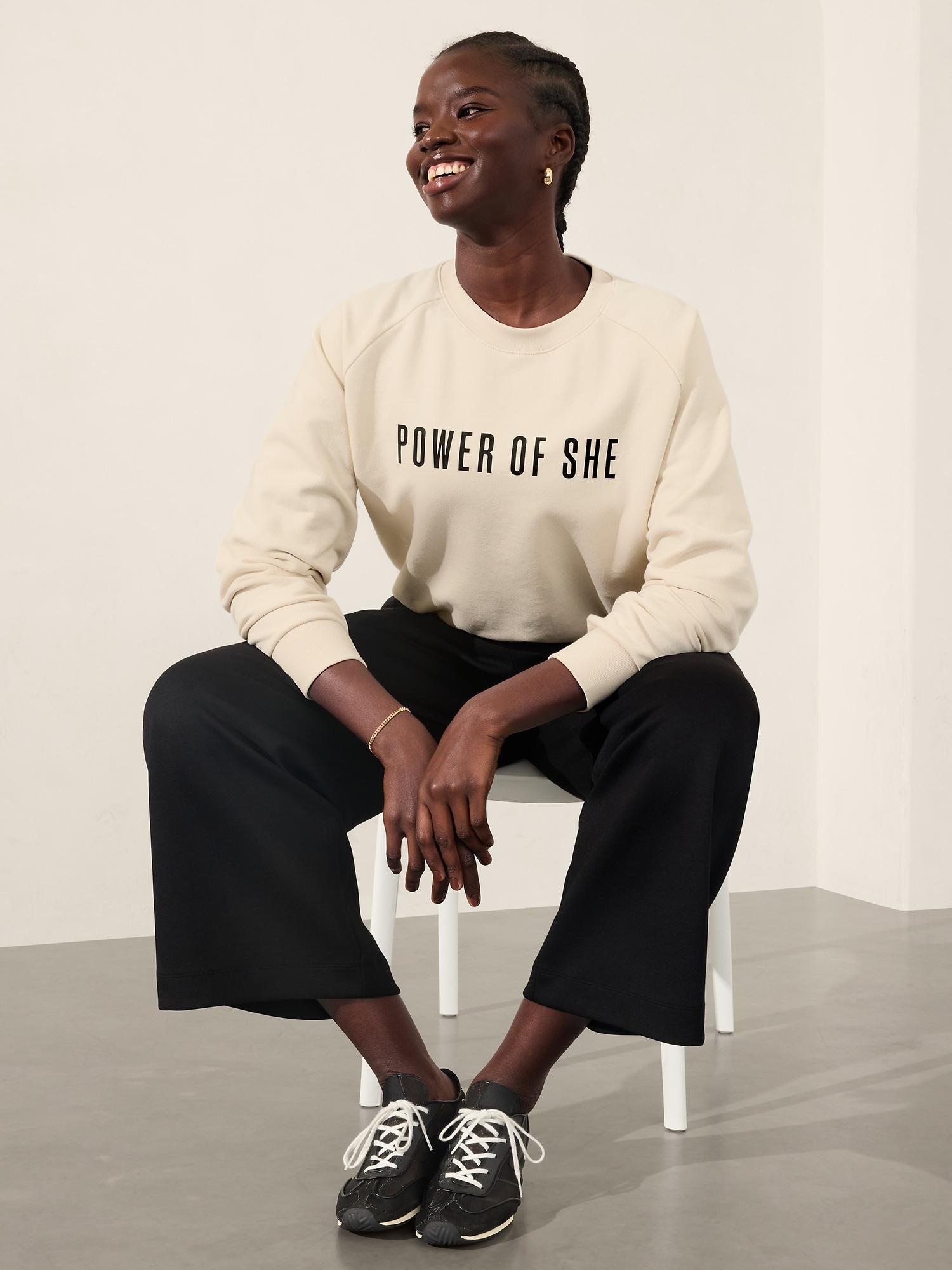 Power of She Crew Sweatshirt Product Image