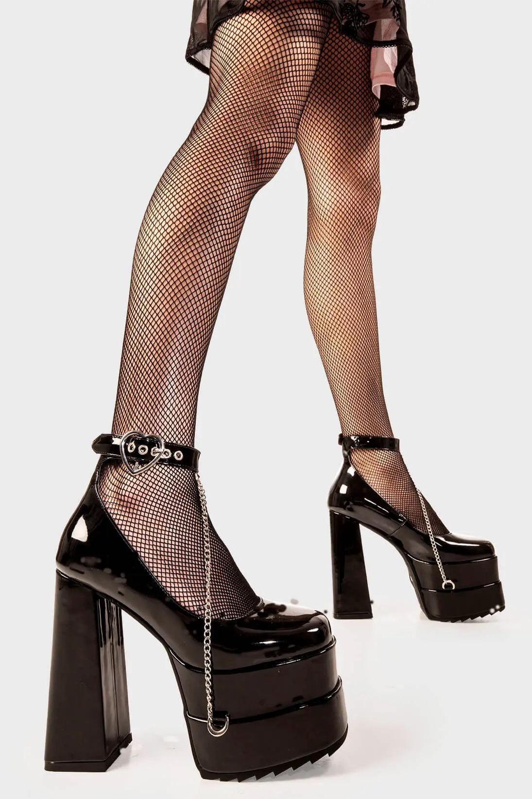 Sweetheart Platform Heels Product Image