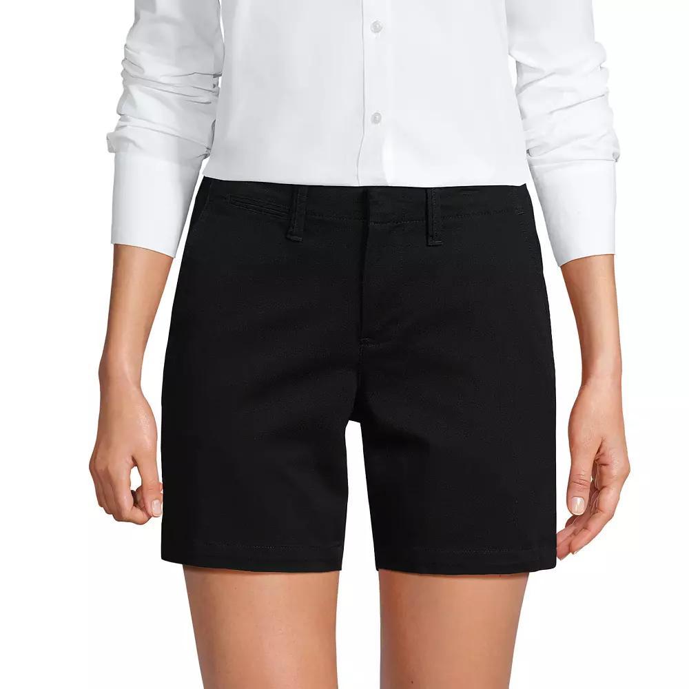 Women's Lands End Classic 7-in. Chino Shorts,  Product Image