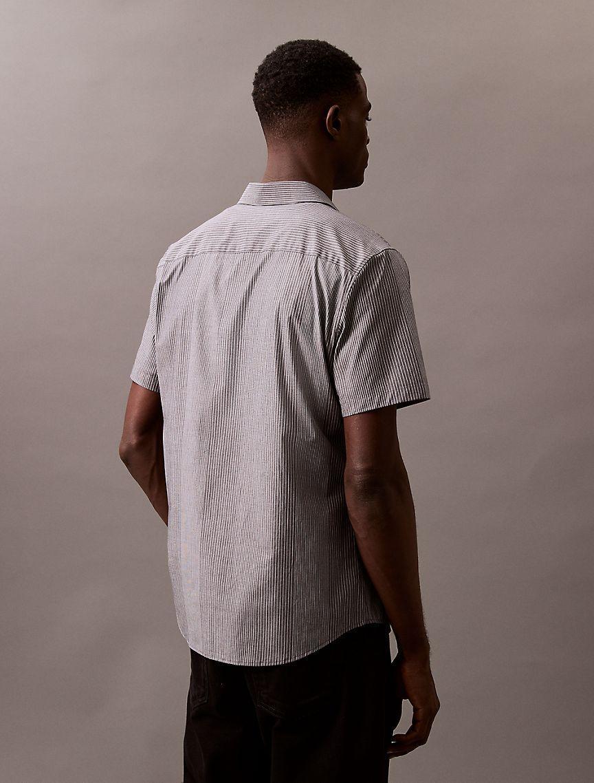 Stripe Slim Button-Down Shirt Product Image