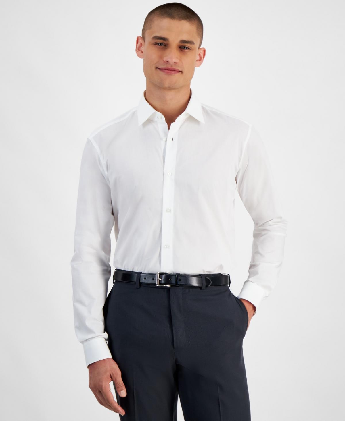 HUGO BOSS Hugo By  Men's Modern-fit Dress Shirt In Grey Product Image