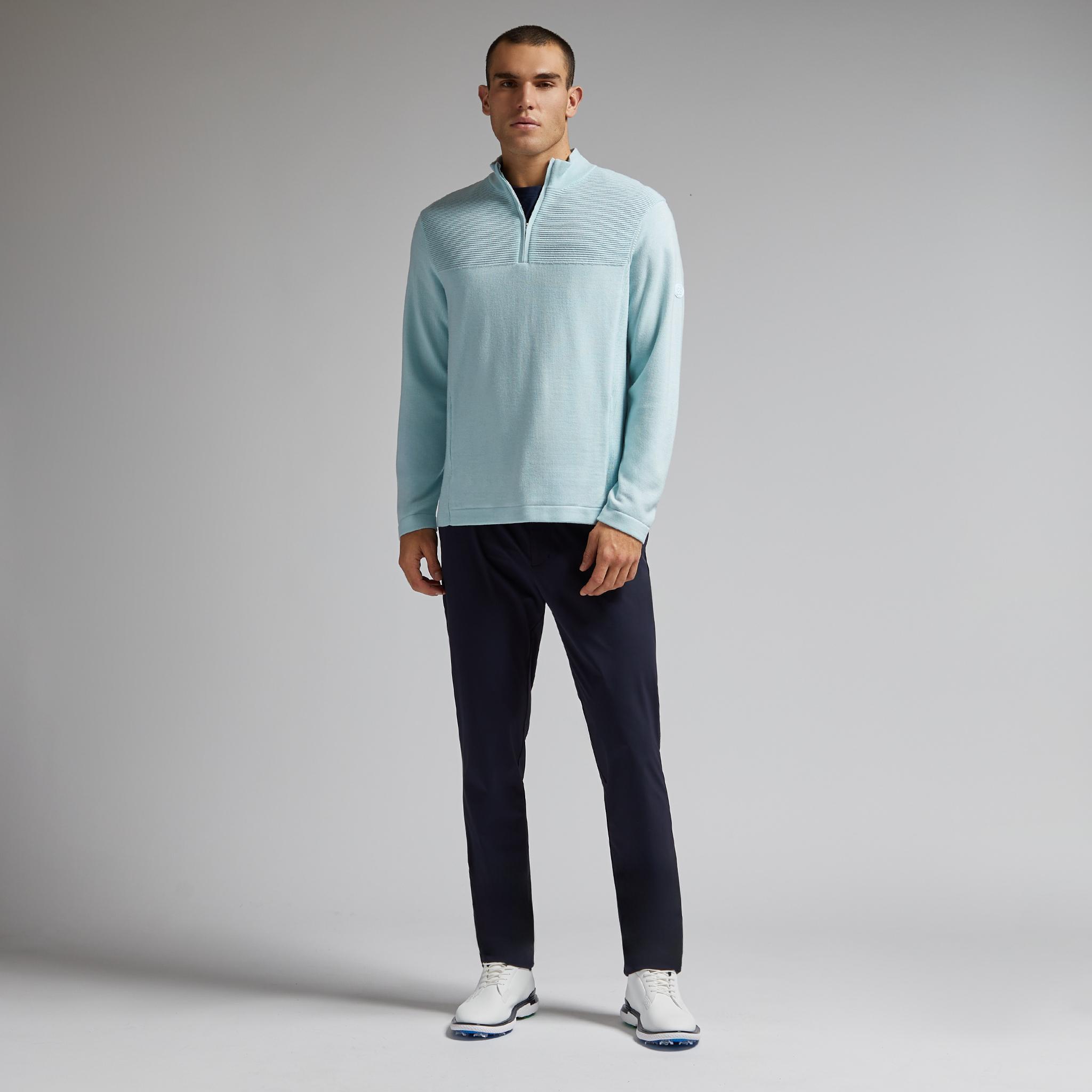 WIND BREAKER MERINO WOOL QUARTER ZIP PULLOVER Product Image