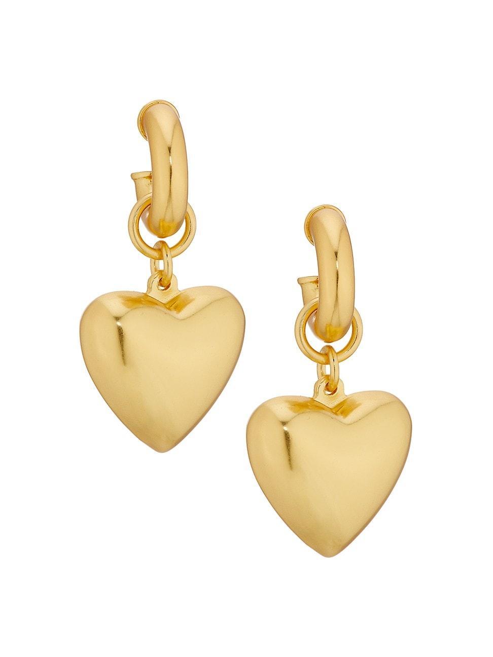 Womens Heart & Soul Goldtone Drop Earrings Product Image