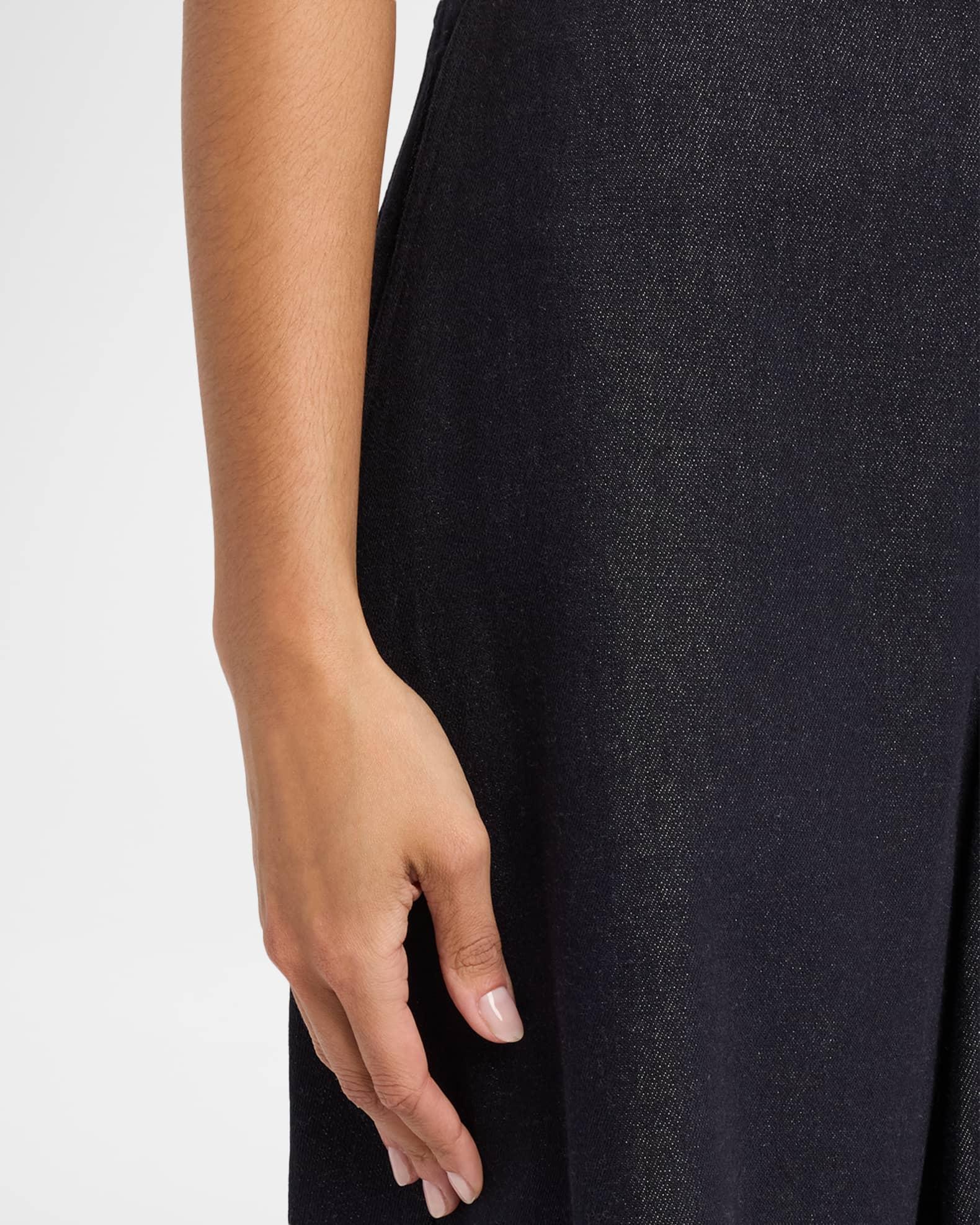 High-Rise Cotton Twill Pants Product Image