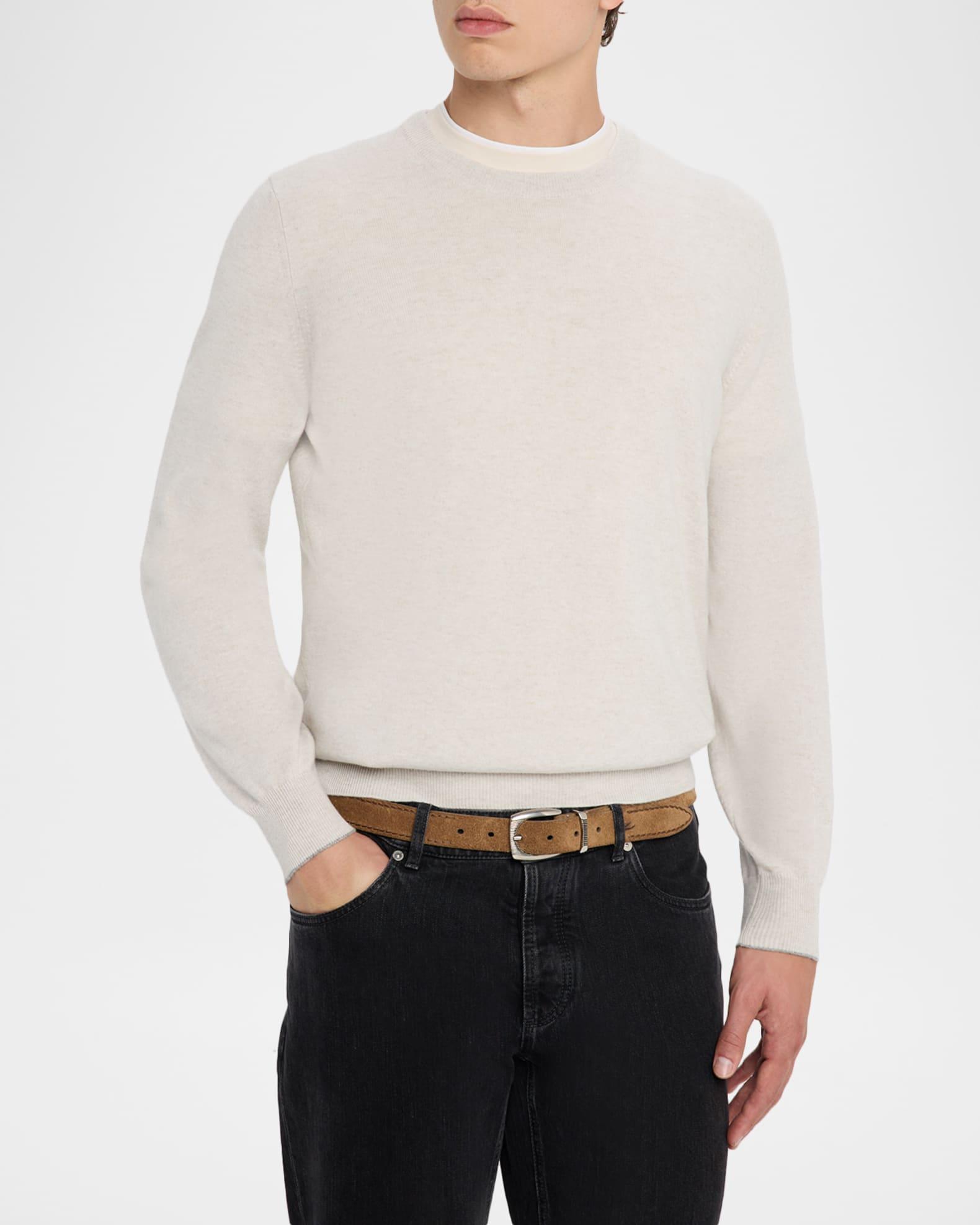 Men's Cashmere Crewneck Sweater Product Image
