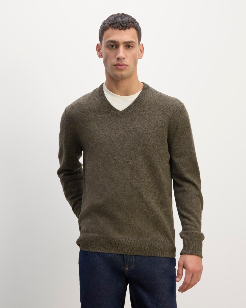 Mens Cashmere V-Neck Sweater by Everlane Product Image