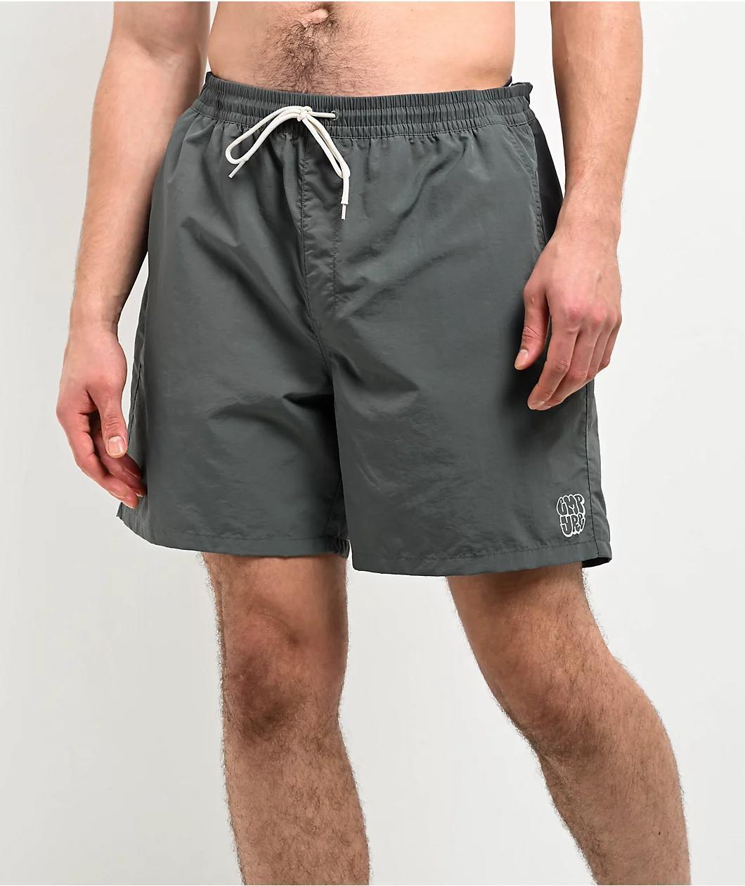 $AD BOYZ by Junior H X Lost Hills Nails Black Mesh Shorts Product Image
