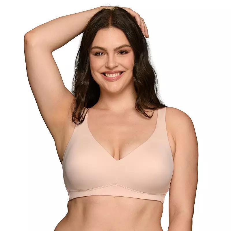 Vanity Fair Lingerie Beauty Back Simple Size Wireless with Lift Bra 72164, Women's, Size: XL, Damask Neutral Product Image