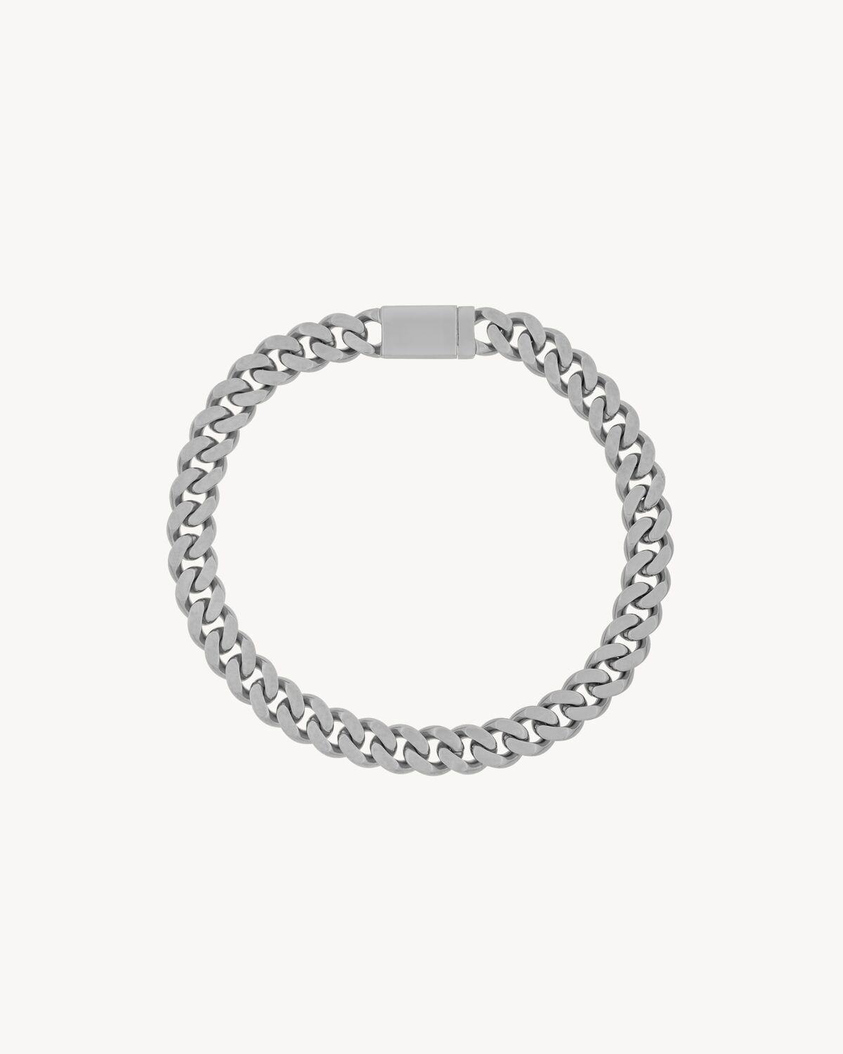 Metal curb chain necklace | Saint Laurent | YSL.com Product Image