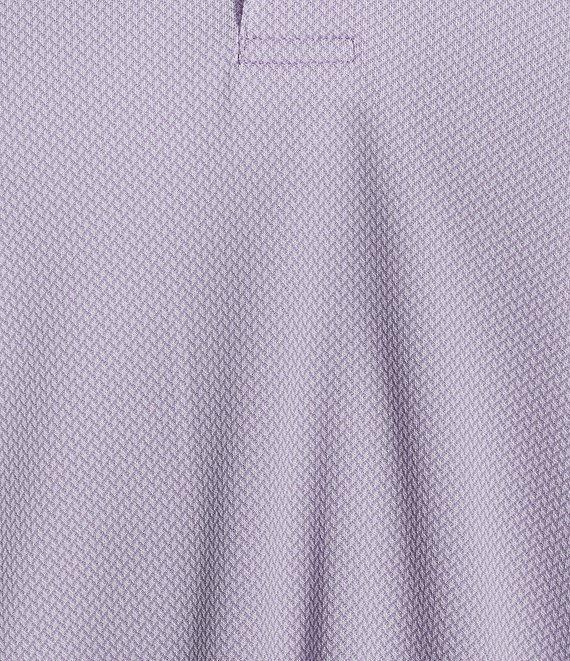 Roundtree & Yorke Performance Big & Tall The Fairway Short Sleeve Jacquard Polo Shirt Product Image