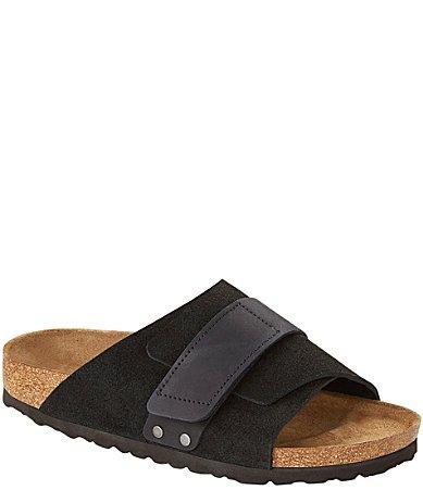 Birkenstock Kyoto Suede/Nubuck Sandals Black 39 Product Image