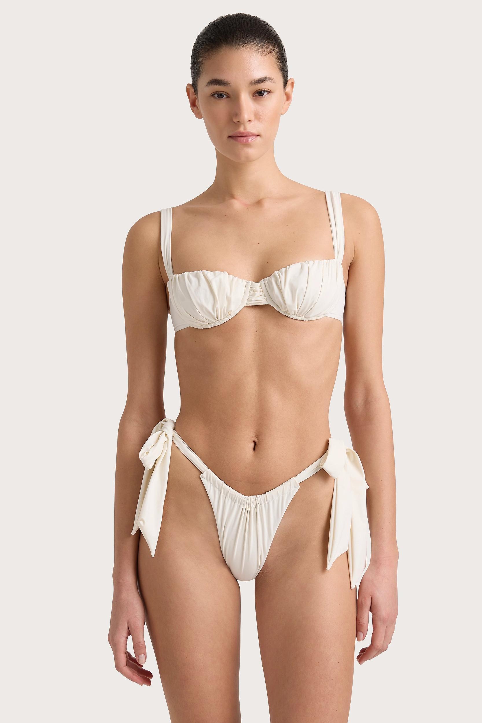 Emily Bikini Top White - Final Sale Product Image