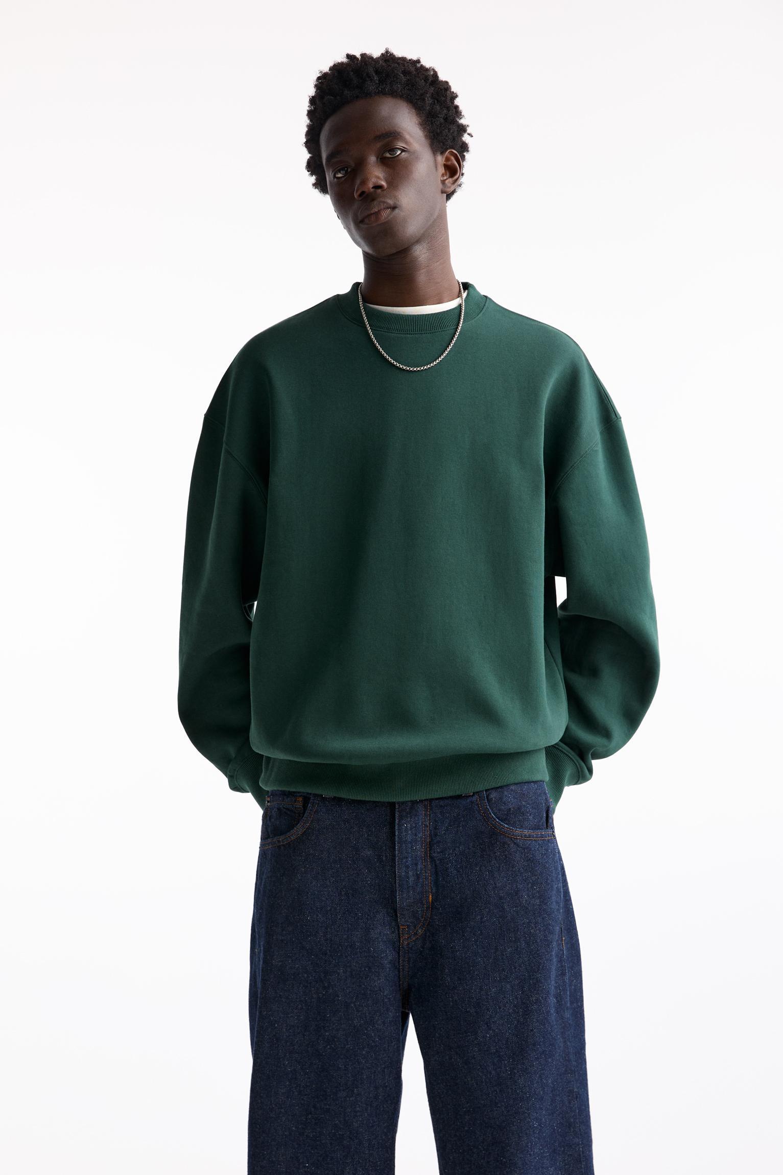 Basic crew neck sweatshirt Product Image