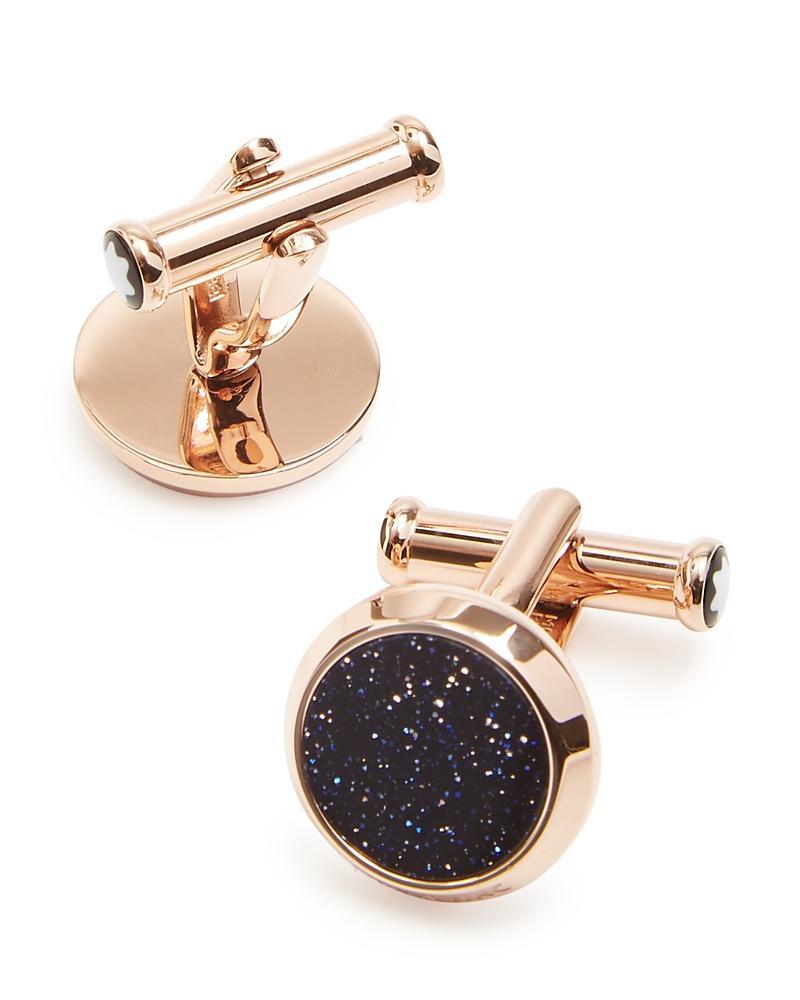 Mens Meisterstuck Round Stone Cufflinks Product Image