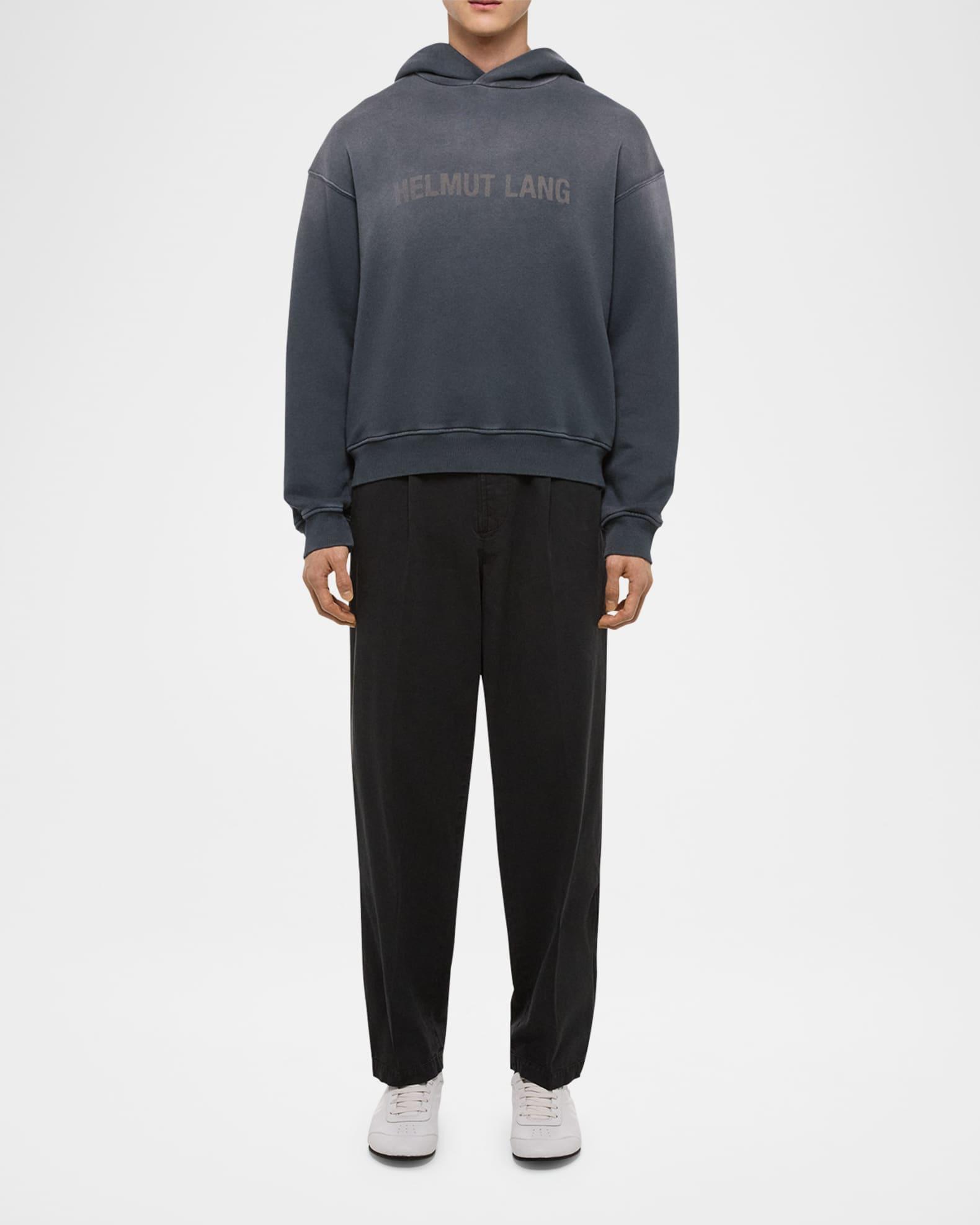 Men's Faded Logo Print Hoodie Product Image