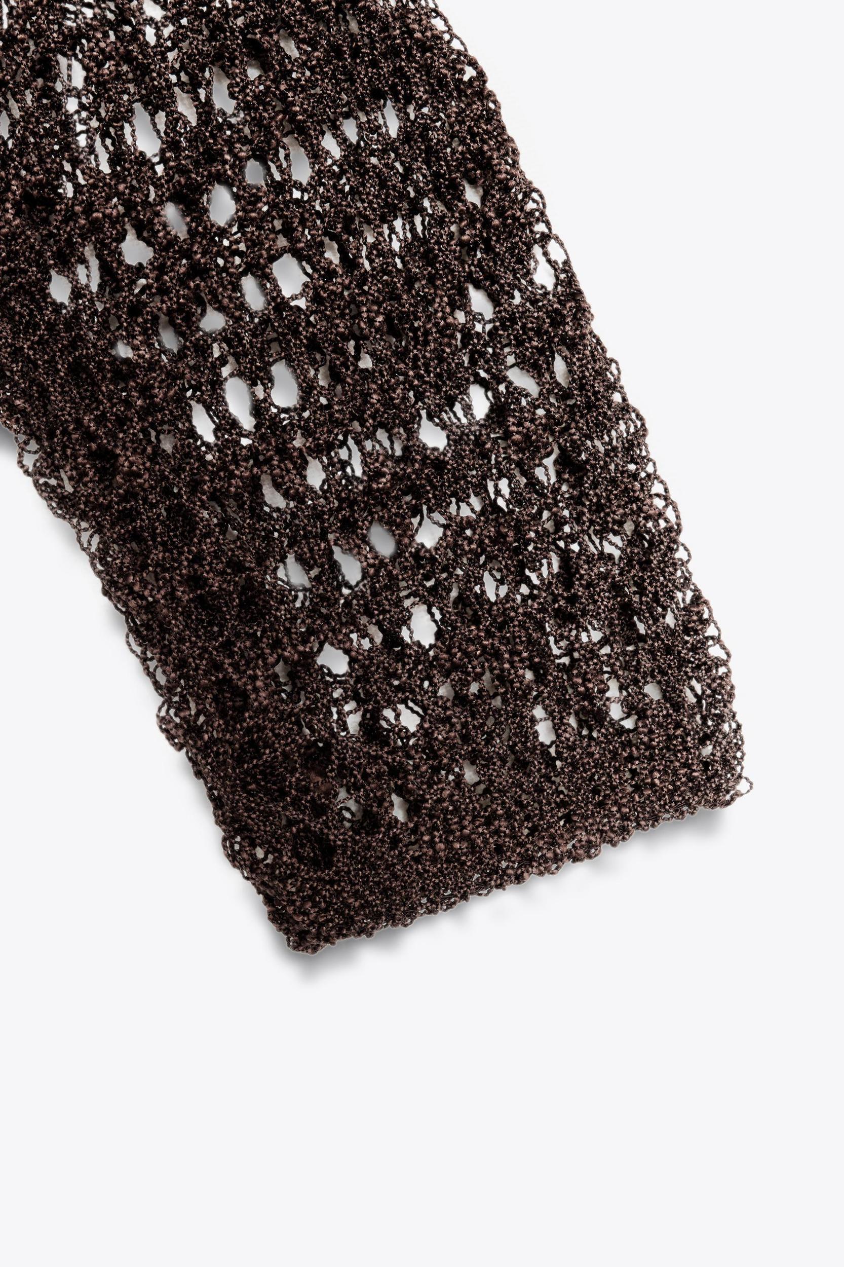 OPENWORK KNIT SWEATER Product Image