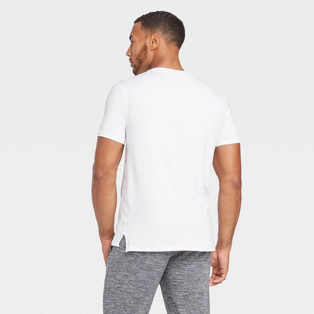 Men's Short Sleeve Performance T-Shirt - All In Motion™ True White XL Product Image