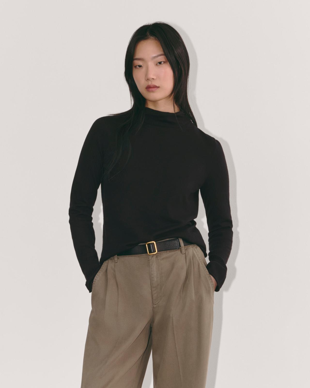 Womens Funnel Neck in Cotton Cashmere Sweater by Everlane Product Image