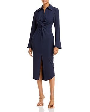 Mckenna Collared Midi Dress Product Image