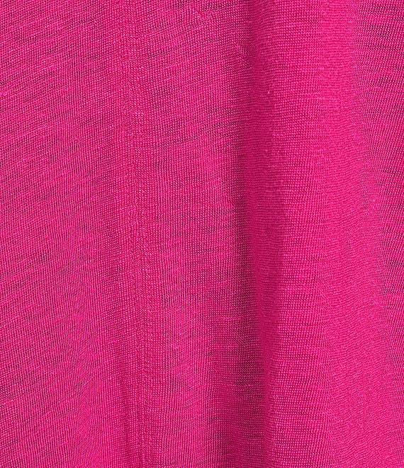 Eileen Fisher Organic Linen Jersey V-Neck Cap Sleeve Top Product Image