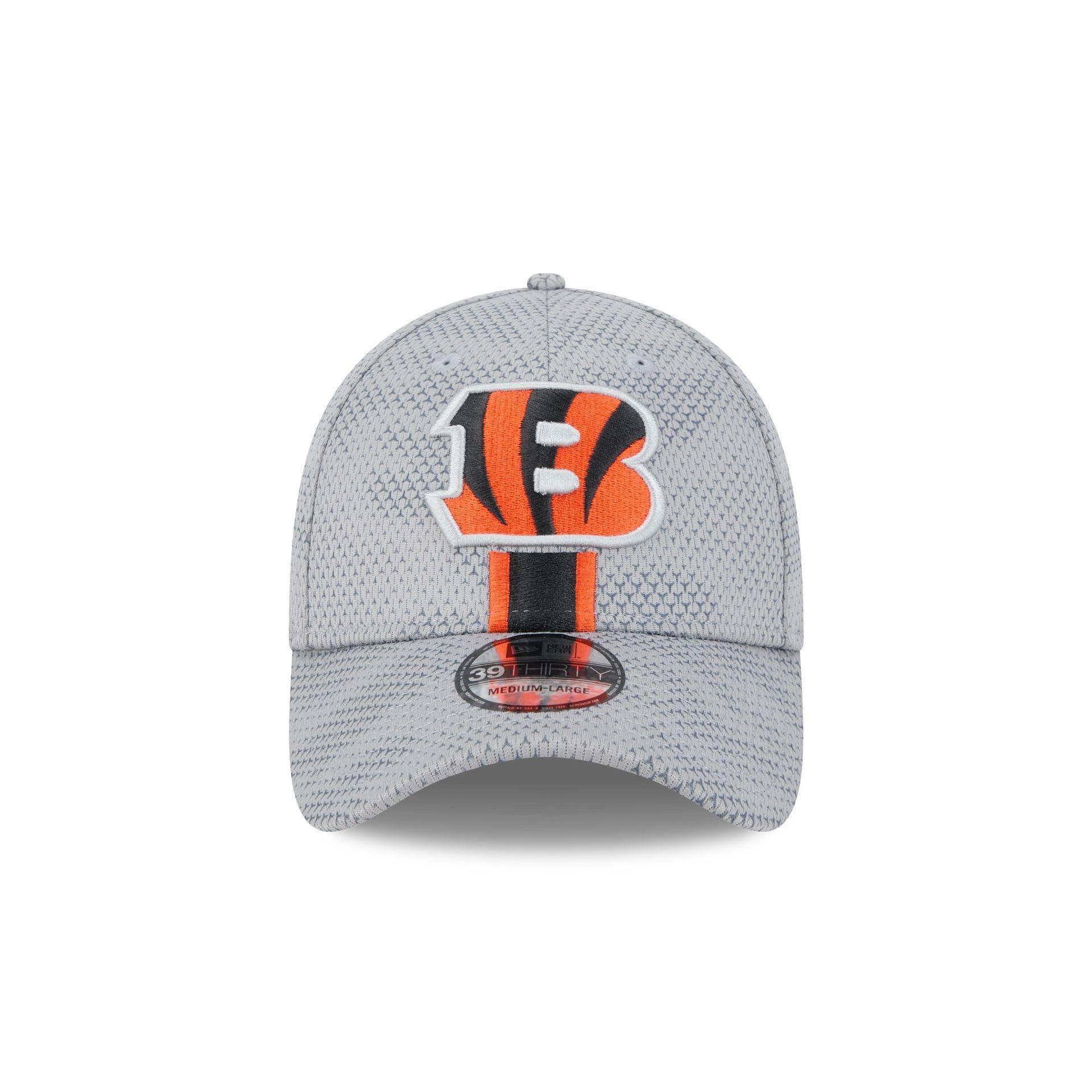 Cincinnati Bengals 2024 Sideline Gray 39THIRTY Stretch Fit Hat Male Product Image