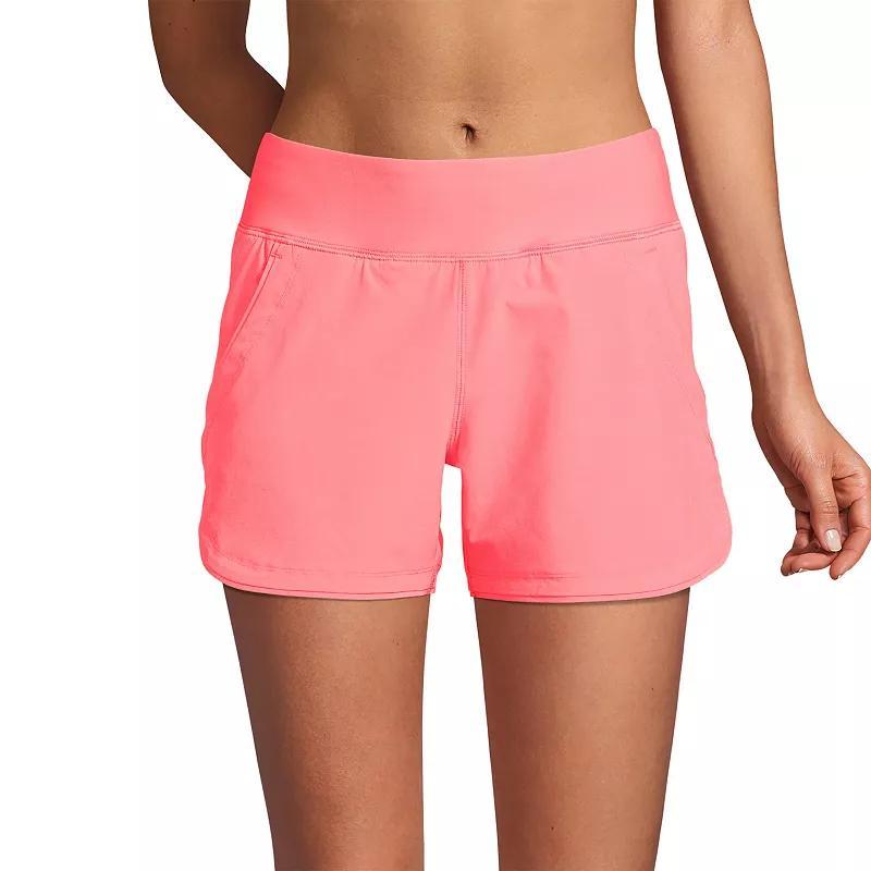 Womens Lands End 5 Quick Dry Swim Shorts With Panty Product Image