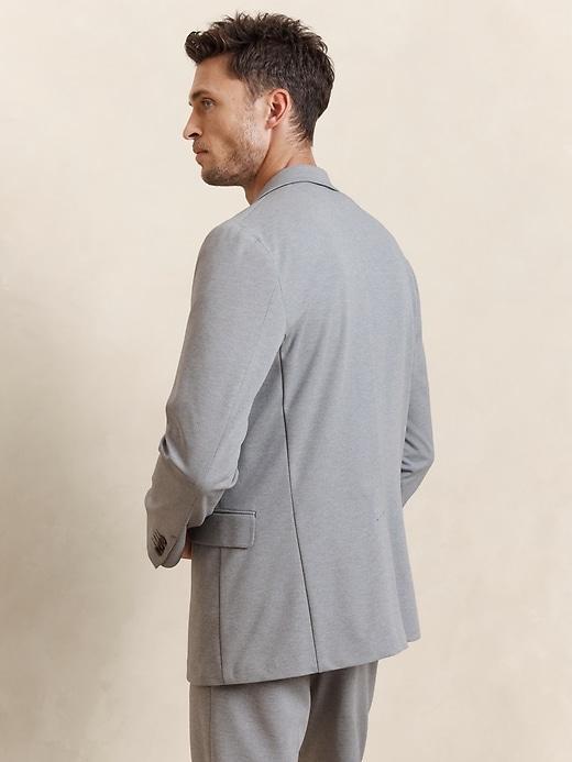 Tailored-Fit Lt Gray Knit Suit Jacket Product Image