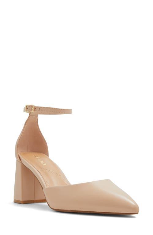 ALDO Jan Leather Ankle Strap Pumps Product Image