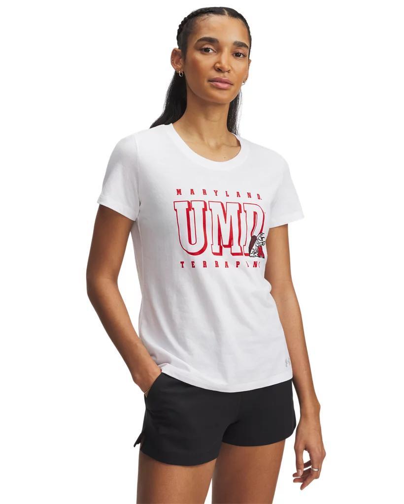 Women's UA Performance Cotton Collegiate T-Shirt Product Image