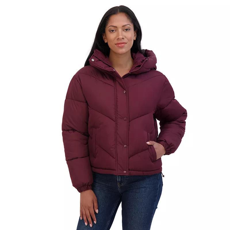 Juniors Sebby Short Puffer Jacket, Womens Product Image