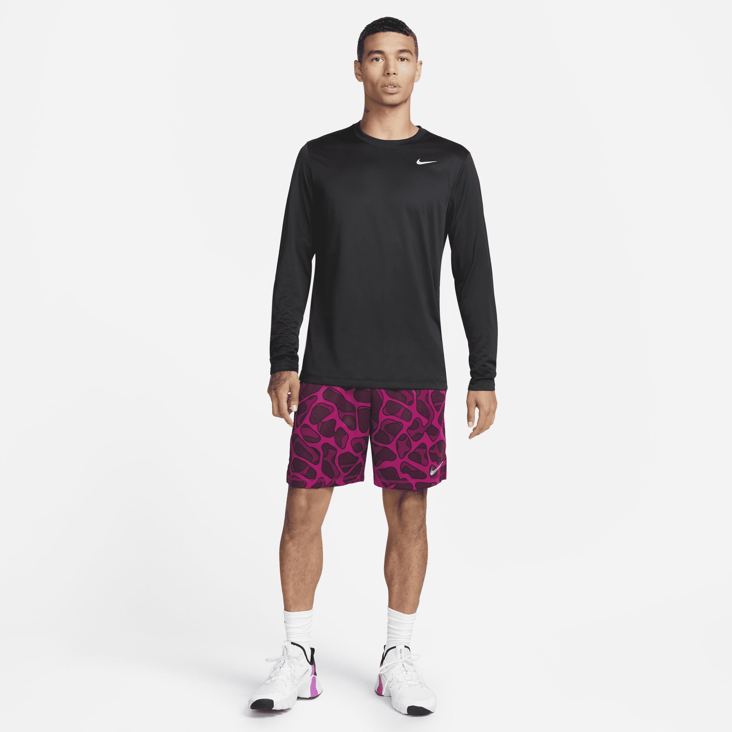 Nike Mens Dri-FIT Legend Long-Sleeve Fitness Top | DX0993-010 Product Image