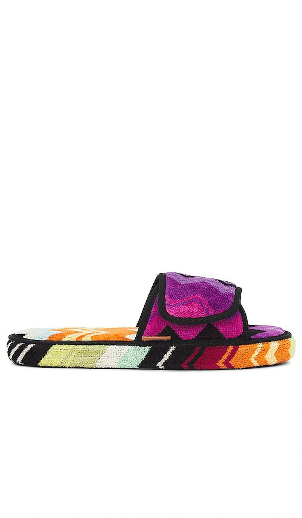 MISSONI Giacomo Open Slipper In Purple Product Image