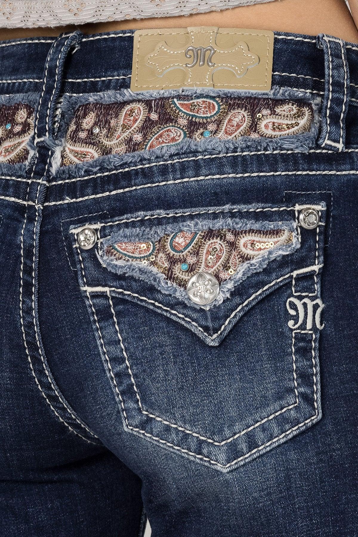 Paisley Beneath Bootcut Jeans Product Image